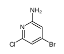 4-bromo-6-chloropyridin-2-amine structure