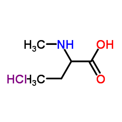 2-(Methylamino)butanoic acid hydrochloride (1:1) structure