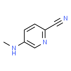 5-(甲基氨基)-2-氰基吡啶结构式