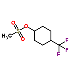 4-(Trifluoromethyl)cyclohexyl methanesulfonate Structure