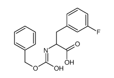 N-[(Benzyloxy)carbonyl]-3-fluorophenylalanine Structure