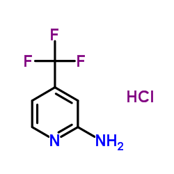 4-(Trifluoromethyl)-2-pyridinamine hydrochloride (1:1) Structure