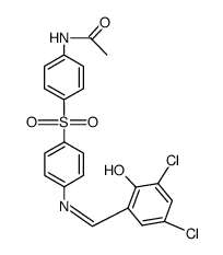 4'-[N-(3,5-Dichlor-salicyliden)-sulfanilyl]-acetanilid结构式