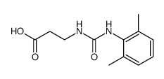 3-({[(2,6-dimethylphenyl)amino]carbonyl}amino)propanoic acid结构式