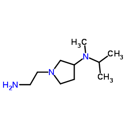 1-(2-Aminoethyl)-N-isopropyl-N-methyl-3-pyrrolidinamine Structure