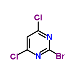 2-Bromo-4,6-dichloropyrimidine structure