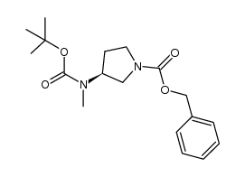 benzyl (3s)-3-{[(tert-butoxy)carbonyl](methyl)amino}pyrrolidine-1-carboxylate picture