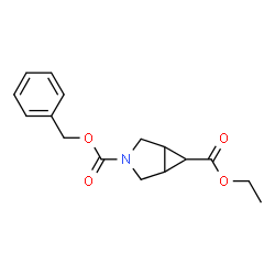 (1R,5S,6r)-3-benzyl 6-ethyl 3-azabicyclo[3.1.0]hexane-3,6-dicarboxylate Structure