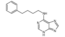 N-(4-Phenylbutyl)-7H-purin-6-amine Structure