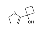 1-(4,5-dihydrothiophen-2-yl)cyclobutan-1-ol Structure