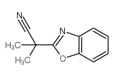 2-Benzooxazol-2-yl-2-methylpropionitrile structure