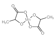 L(+) Lactic acid, manganese salt structure