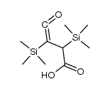 2,3-bis(trimethylsilyl)-4-oxobut-3-enoic acid结构式