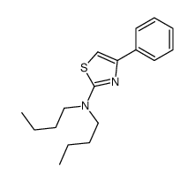 N,N-dibutyl-4-phenyl-1,3-thiazol-2-amine结构式