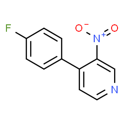 3-NITRO-4-(4'-FLUOROPHENYL) PYRIDINE Structure