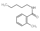 2-methyl-N-pentyl-benzamide Structure