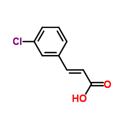 间氯肉桂酸结构式