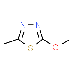 2-Methoxy-5-methyl-1,3,4-thiadiazole Structure