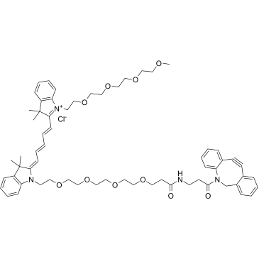 N-(m-PEG4)-N'-(DBCO-PEG4)-Cy5 picture