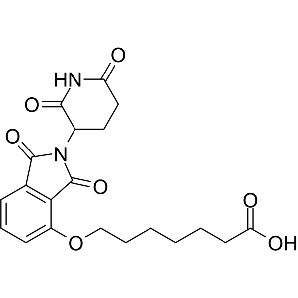 Thalidomide-O-C6-COOH Structure