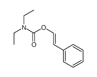 2-phenylethenyl N,N-diethylcarbamate Structure