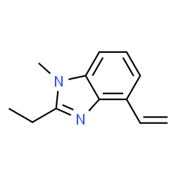 1H-Benzimidazole,4-ethenyl-2-ethyl-1-methyl-(9CI)结构式