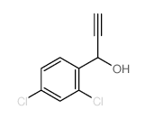 1-(2,4-dichlorophenyl)prop-2-yn-1-ol结构式