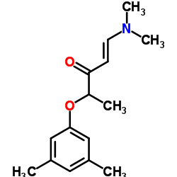 1-(DIMETHYLAMINO)-4-(3,5-DIMETHYLPHENOXY)-1-PENTEN-3-ONE结构式