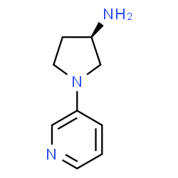 (3R)-1-(3-pyridinyl)pyrrolidinylamine Structure