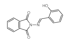 2-[(6-oxo-1-cyclohexa-2,4-dienylidene)methylamino]isoindole-1,3-dione Structure