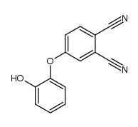 4-(2'-hydroxyphenoxy)phthalonitrile Structure