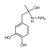 4-(2-hydrazinyl-2-hydroxypropyl)benzene-1,2-diol结构式