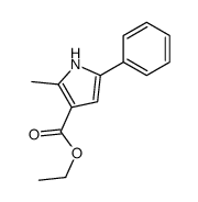 ethyl 2-methyl-5-phenyl-1H-pyrrole-3-carboxylate Structure