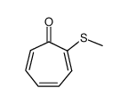 α-(methylthio)tropone Structure