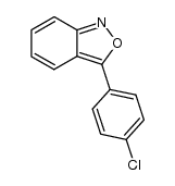 2,1-BENZISOXAZOLE, 3-(4-CHLOROPHENYL)-结构式