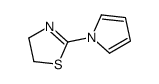 Thiazole, 4,5-dihydro-2-(1H-pyrrol-1-yl)- (9CI) structure