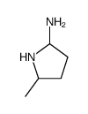 2-Pyrrolidinamine,5-methyl-(9CI) structure