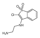 N'-(2-chloro-1,1-dioxo-1-benzothiophen-3-yl)ethane-1,2-diamine Structure