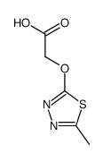 2-[(5-methyl-1,3,4-thiadiazol-2-yl)oxy]acetic acid结构式