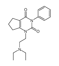 1-[2-(diethylamino)ethyl]-3-phenyl-6,7-dihydro-5H-cyclopenta[d]pyrimidine-2,4-dione Structure