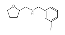 (3-Fluoro-benzyl)-(tetrahydro-furan-2-ylmethyl)-amine结构式