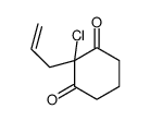 2-chloro-2-prop-2-enylcyclohexane-1,3-dione Structure