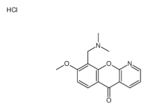 9-[(dimethylamino)methyl]-8-methoxychromeno[2,3-b]pyridin-5-one,hydrochloride结构式