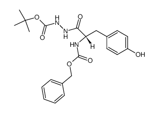 Z-Tyr-NH-NH-CO-OtBu结构式