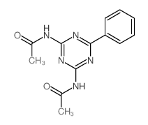 N-(4-acetamido-6-phenyl-1,3,5-triazin-2-yl)acetamide picture