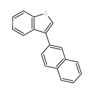 Benzo[b]thiophene, 3- (2-naphthalenyl)- Structure