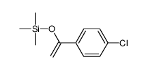 1-(4-chlorophenyl)ethenoxy-trimethylsilane结构式