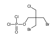 3-bromo-2-(bromomethyl)-2-(chloromethyl)propyl dichlorophosphate Structure