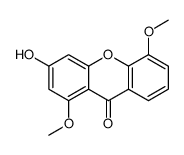 3-hydroxy-1,5-dimethoxyxanthen-9-one Structure