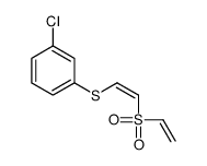 1-chloro-3-(2-ethenylsulfonylethenylsulfanyl)benzene Structure